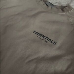 Fear of God Essentials Tan Sweatshirt